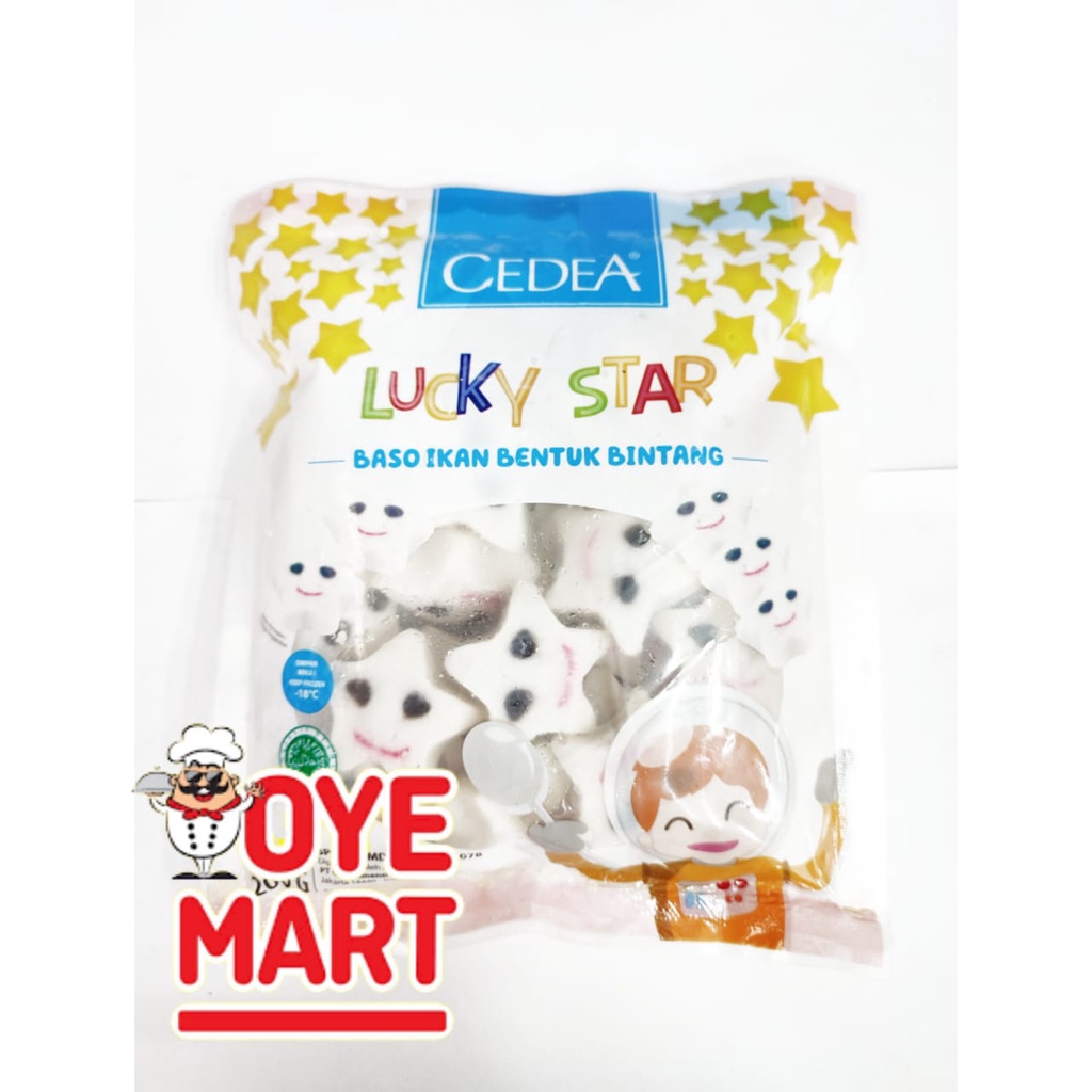 CEDEA LUCKY STAR 200GR  IKAN OLAHAN BENTUK BINTANG