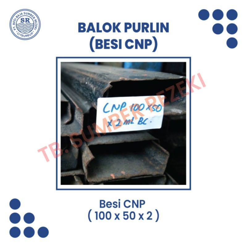 Besi cnp 100×50×2