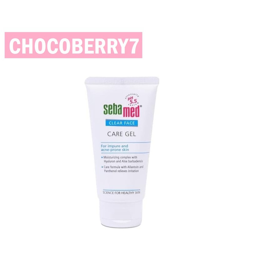 Sebamed Clear Face Care Gel untuk Jerawat 50 ml / Sebamed Care Gel 50ml