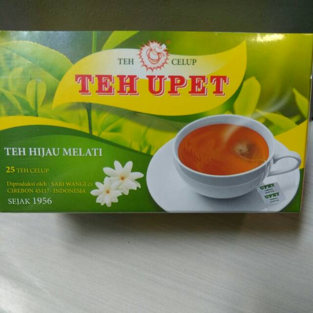 

Teh tradisional teh hijau melati teh upet celup isi 25 khas Cirebon