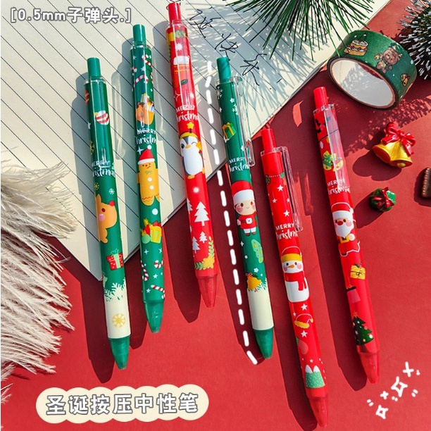 

PENA GEL 0.5MM STANDART PULPEN GEL BERMOTIF NATAL