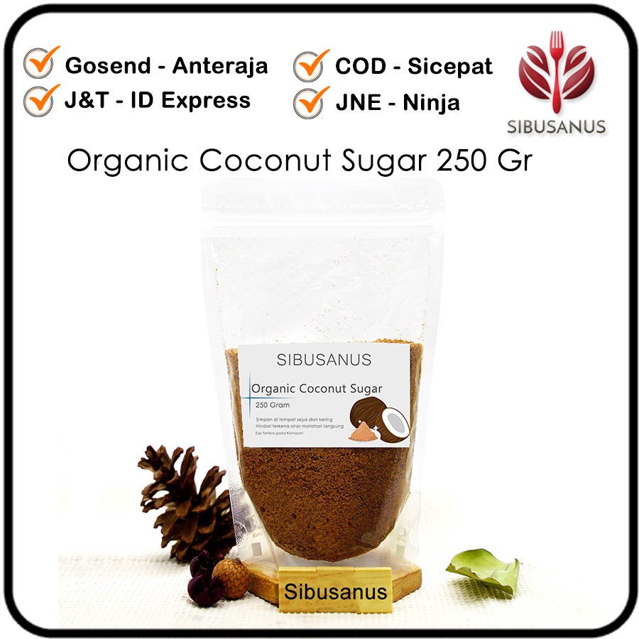 

Coconut Sugar Organic - Gula Kelapa Organik 250 Gram