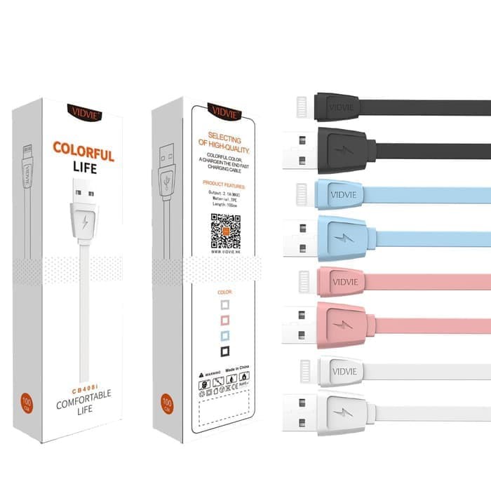 VIDVIE Kabel Data Usb Micro Cable CB408 - Fast Charger Original