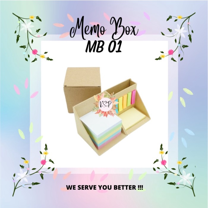 

Agenda & Planner Memo Box 3in1 MB 01 / Souvenir Notebook Sticky Notes