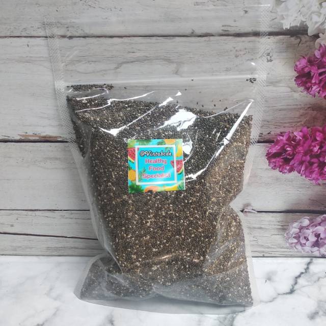 

Black organic chia seed 500gram