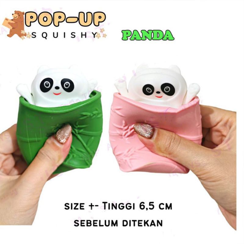 mainan squshy pencet panda/tikus/kelinci