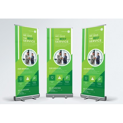 Spanduk / Banner Roll Up 85x200 Bahan Flexy