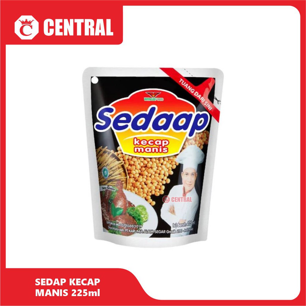 

SEDAAP KECAP MANIS 225ml /Centralbandung