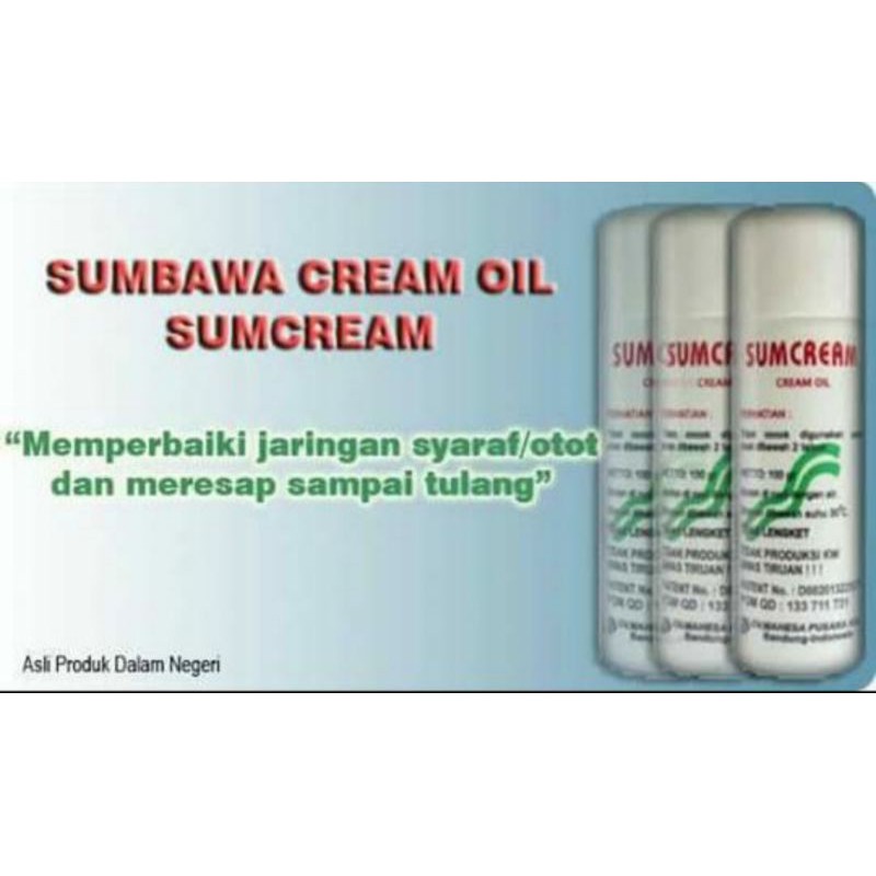 SUMCREAM OIL 120ml ASLI Ijin BPOM dan MUI - SUM CREAM OIL 120 ml