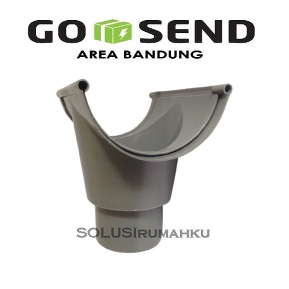 [ SD ] Corong Talang BULAT 6" PVC / Gutter Outlet / Talang Air