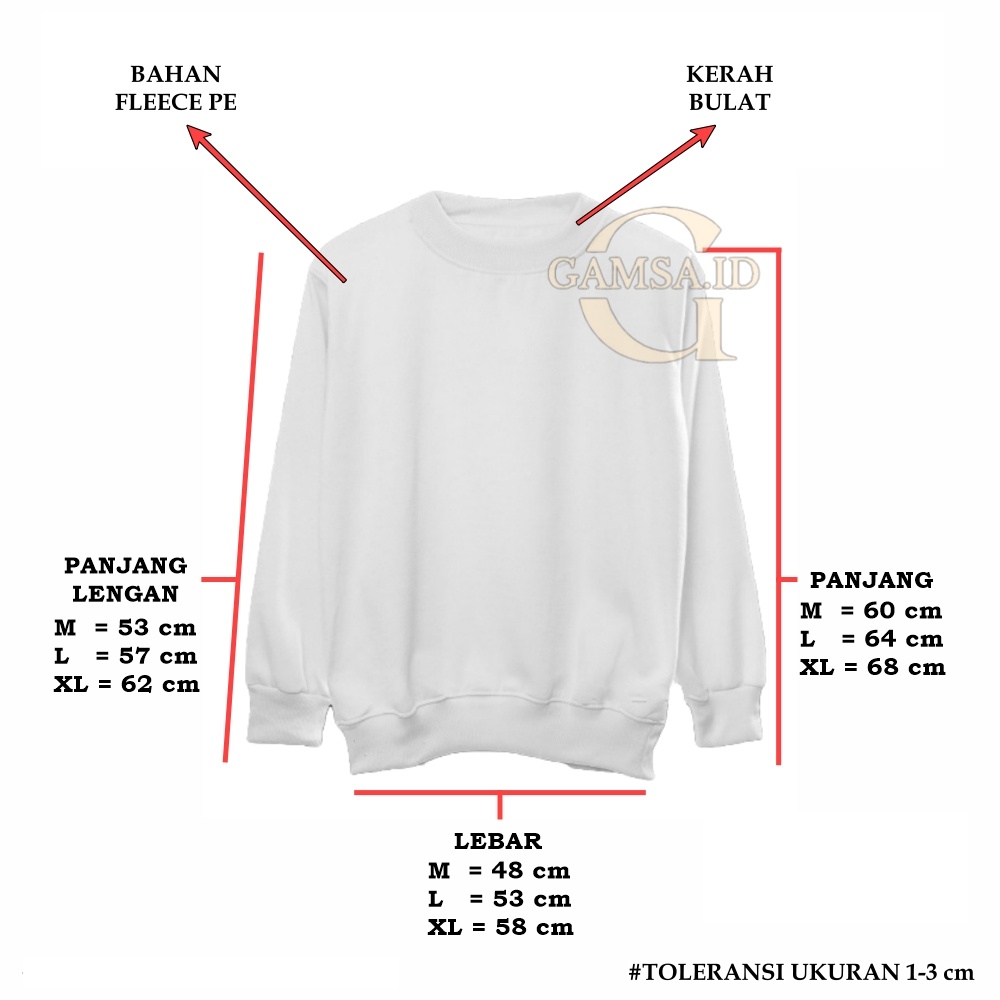 SWEATER BASIC PRIA WANITA - JAKET POLOS JACKET CREWNECK SEKOLAH KULIAH KASUAL