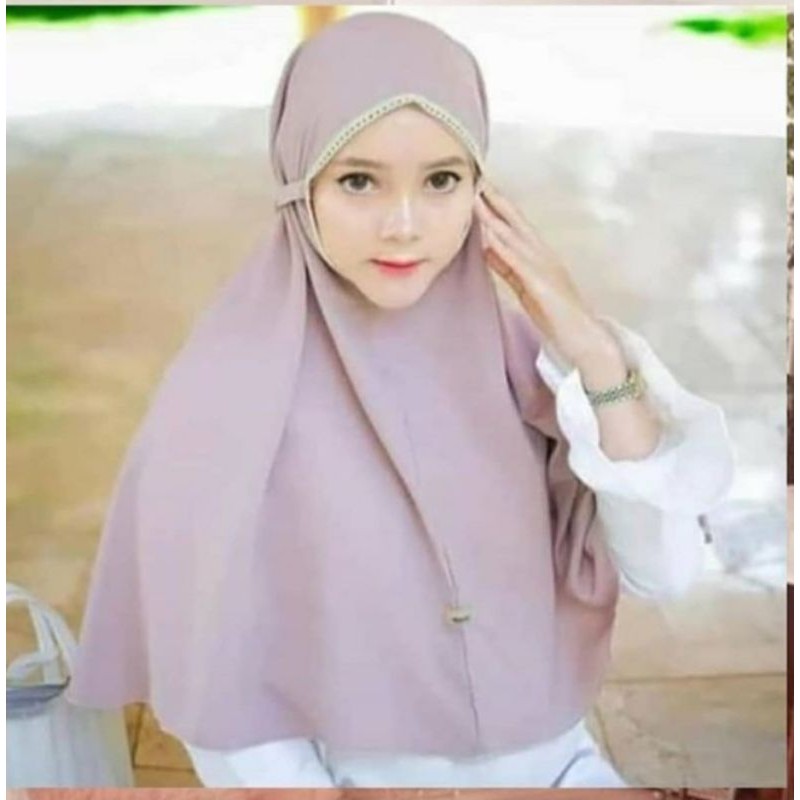 Bergo renda/instan simple-3