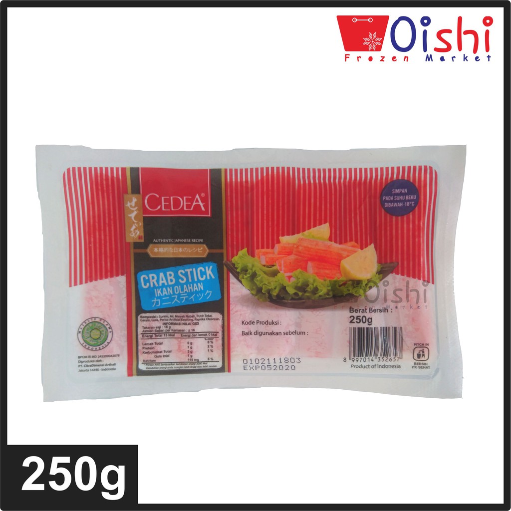 

Cedea Crab Stick Stik Kepiting 250g