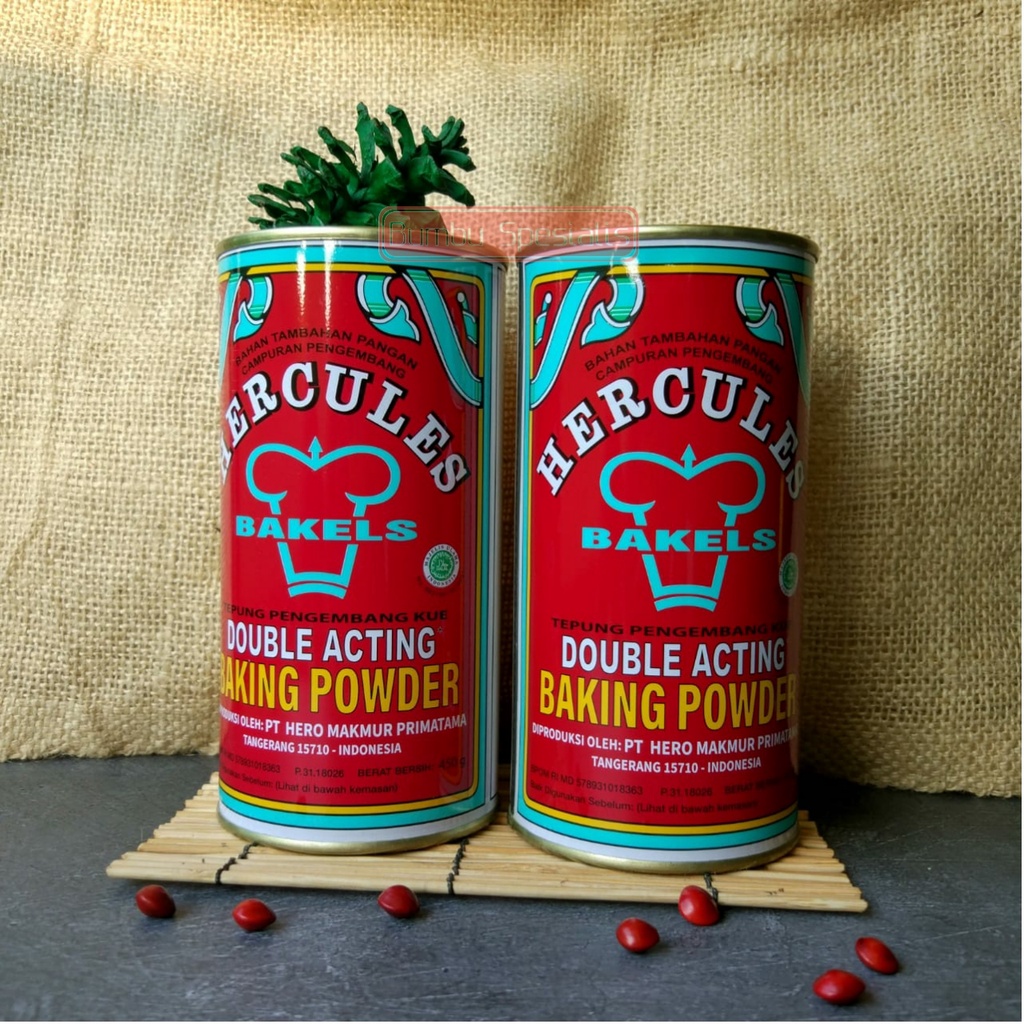 hercules double acting baking powder 450 gr -  Halal