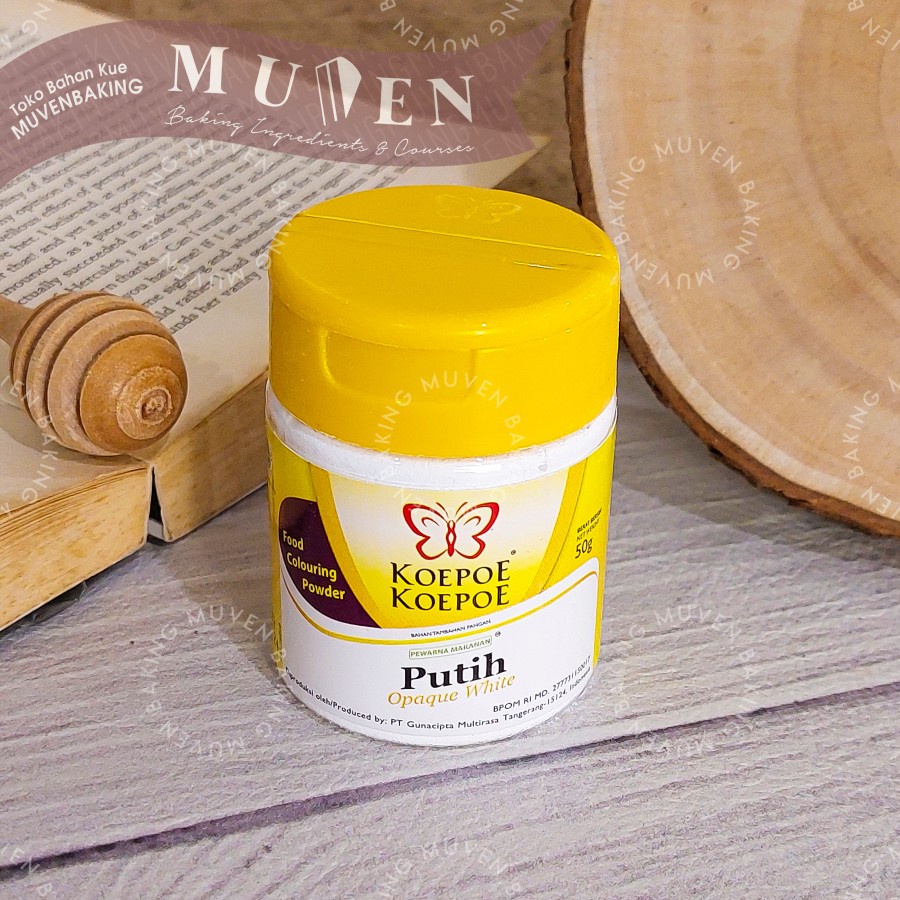 

KOEPOE PEWARNA OPAQUE WHITE 50 GR
