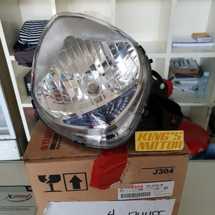 LAMPU DEPAN / reflector / reflektor FINO FI 115CC (1YD) ASLI YAMAHA