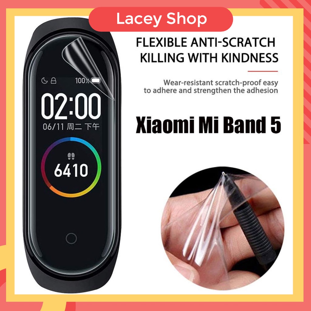 Anti Gores Xiaomi Mi Band 3 4 5 6 Pelindung Layar MiBand 3D 2D Screen Protector