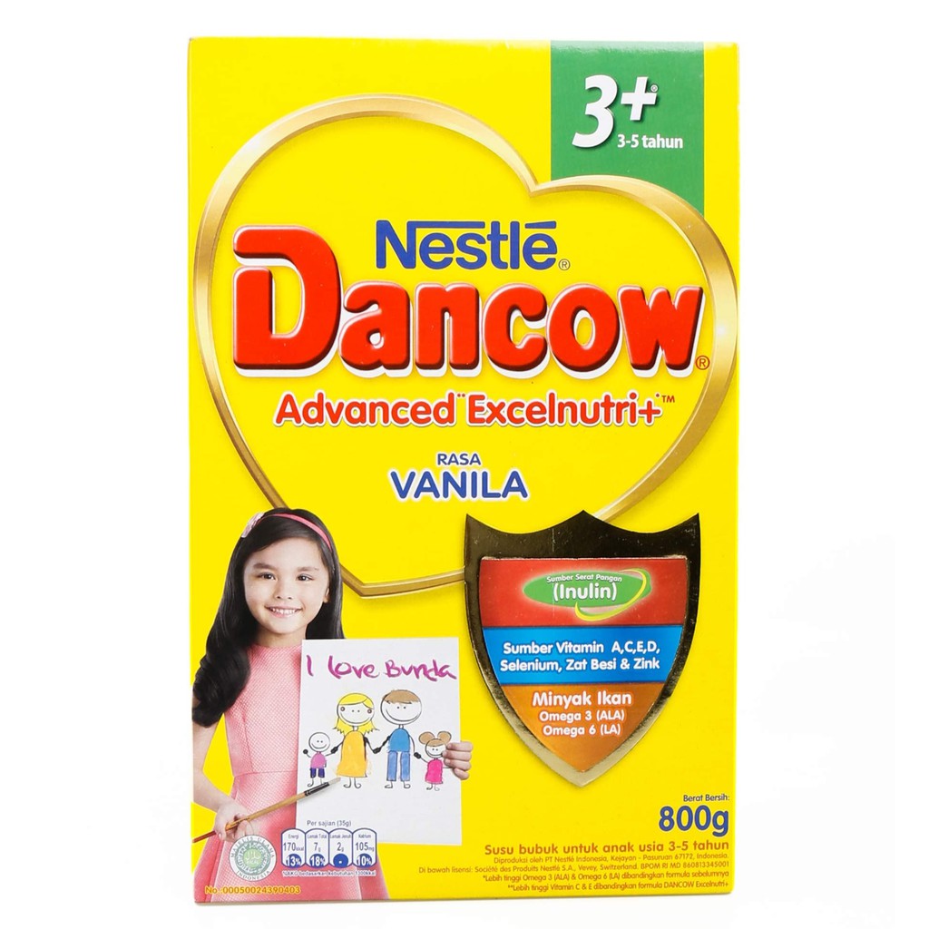 Promo Harga Dancow Nutritods 3 Vanila 800 gr - Shopee