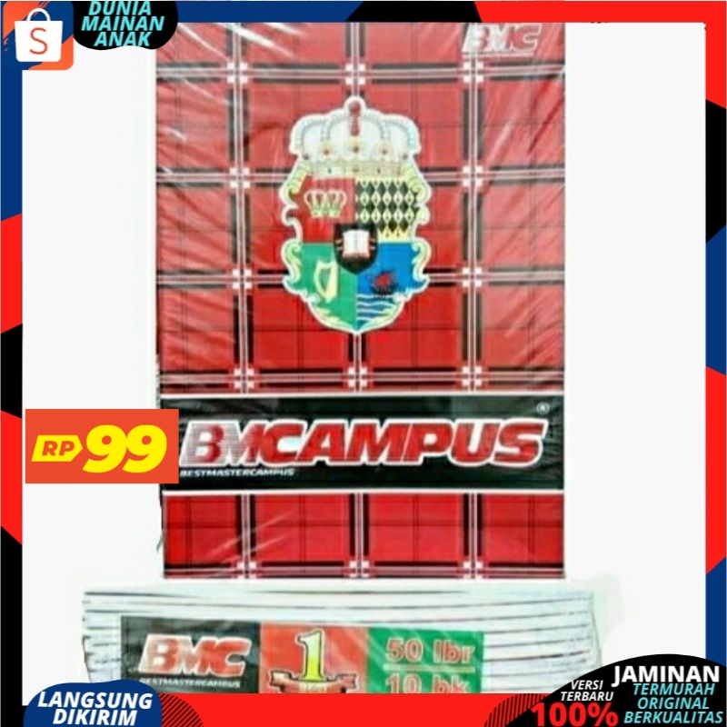 ( PROMO 99 ) BUKU TULIS BM CAMPUS 36 LEMBAR UKURAN BOXY 1PCS TERMURAH