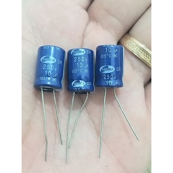 Elco 10uf 250V 25pcs Kualitas Bagus