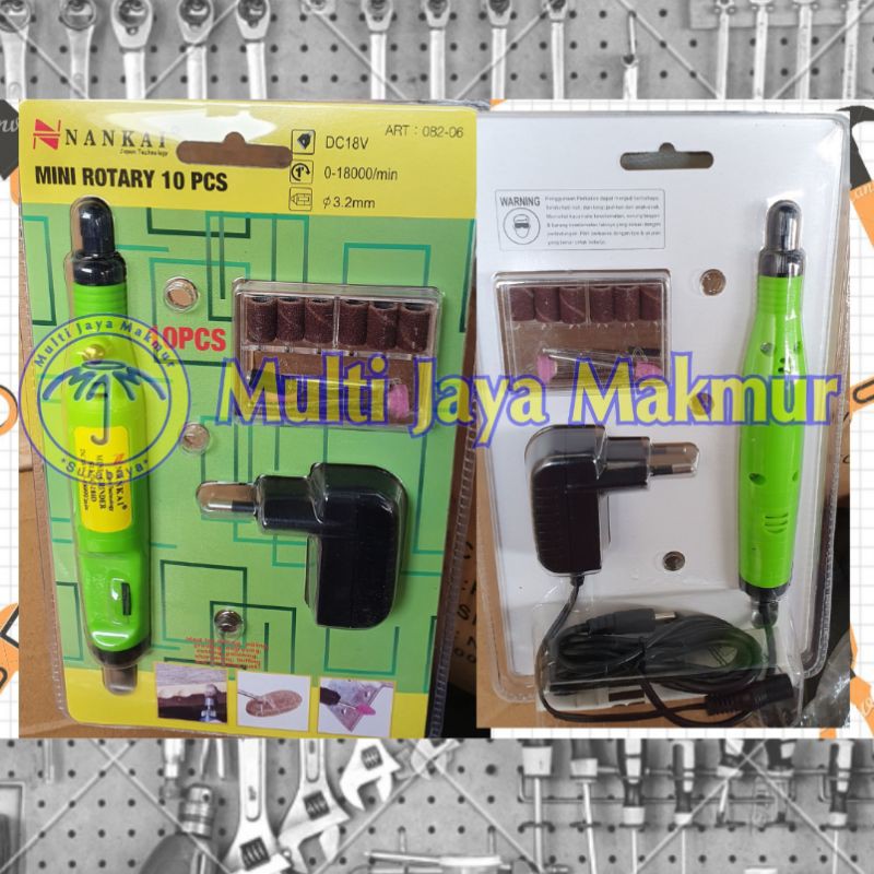 Mini Die Grinder tuner / Gerinda Bor Mini ROTARY TOOLKIT NANKAI 10Pcs