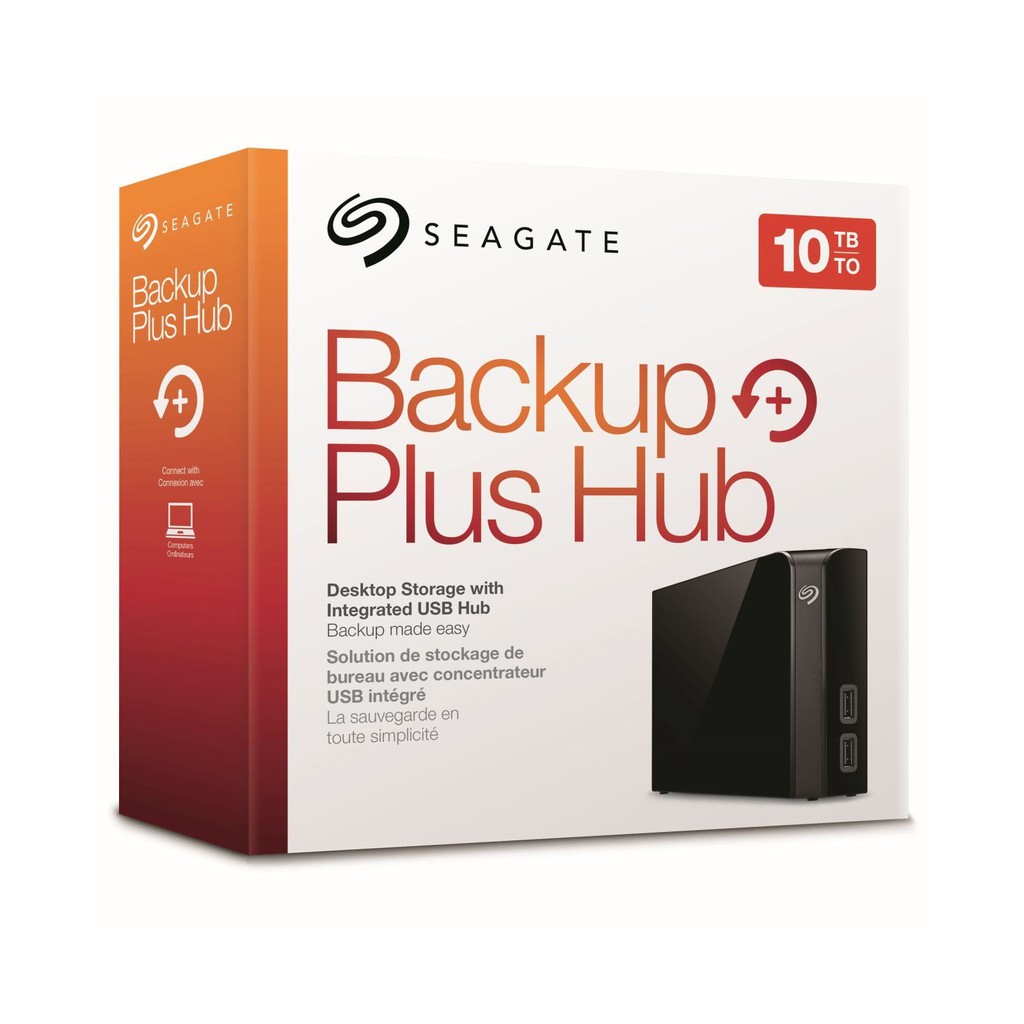 Seagate Backup Plus Hub Desktop 10TB - HDD External