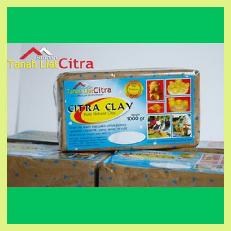 

1 KG TANAH LIAT ALAMI SIAP PAKAI / PURE NATURAL CLAY