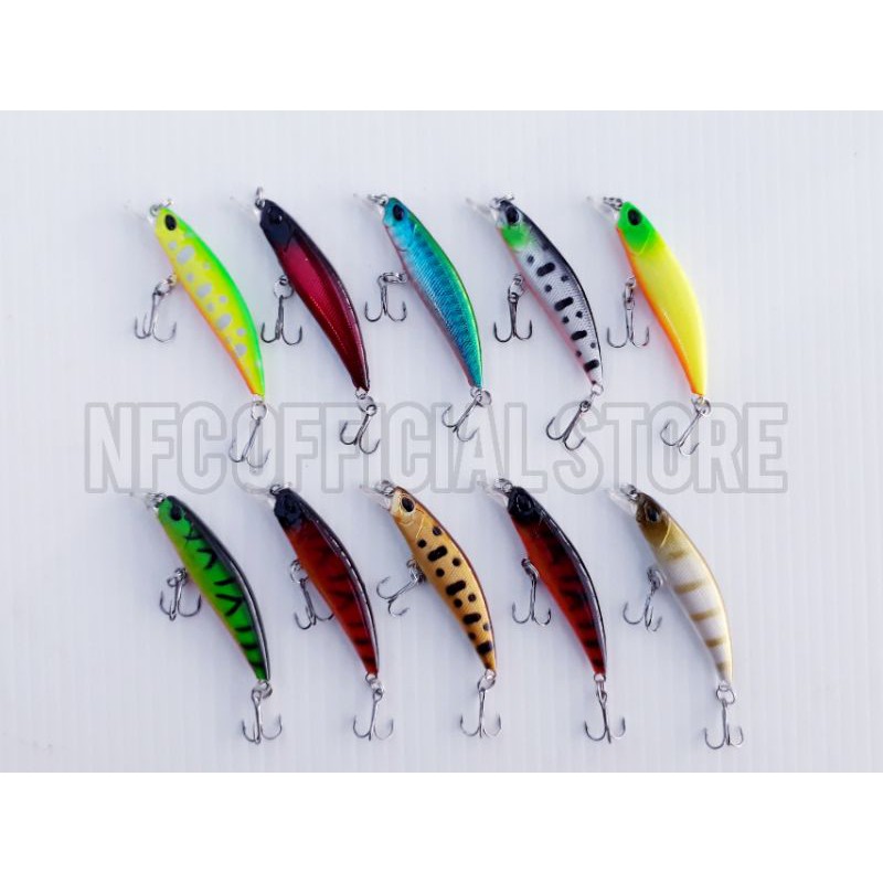 Minnow sinking 4gr/6cm, umpan casting ikan fresh water dengan action KILLER