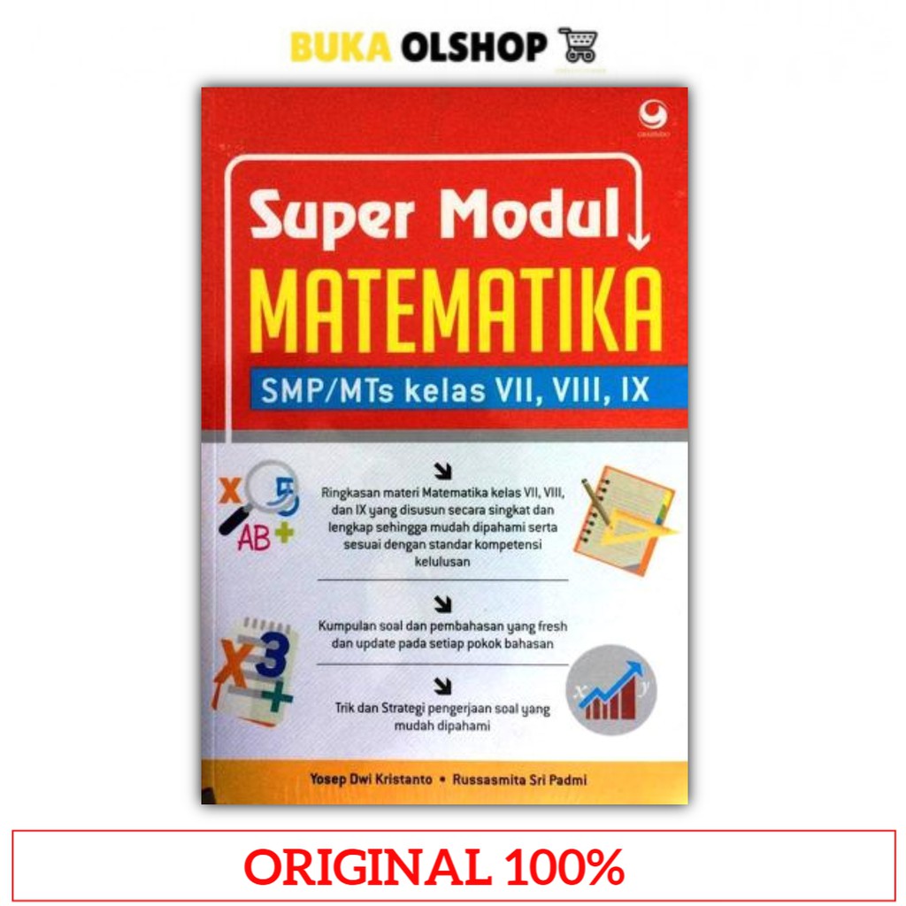 Super Modul Matematika Smp Mts Kelas Vii Viii Ix Shopee Indonesia