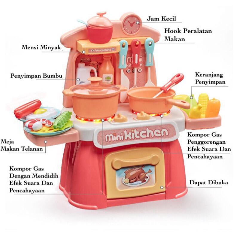 [MS]Mainan Anak Kitchen Set  / Mini Kitchen Set / Mainan masak masak