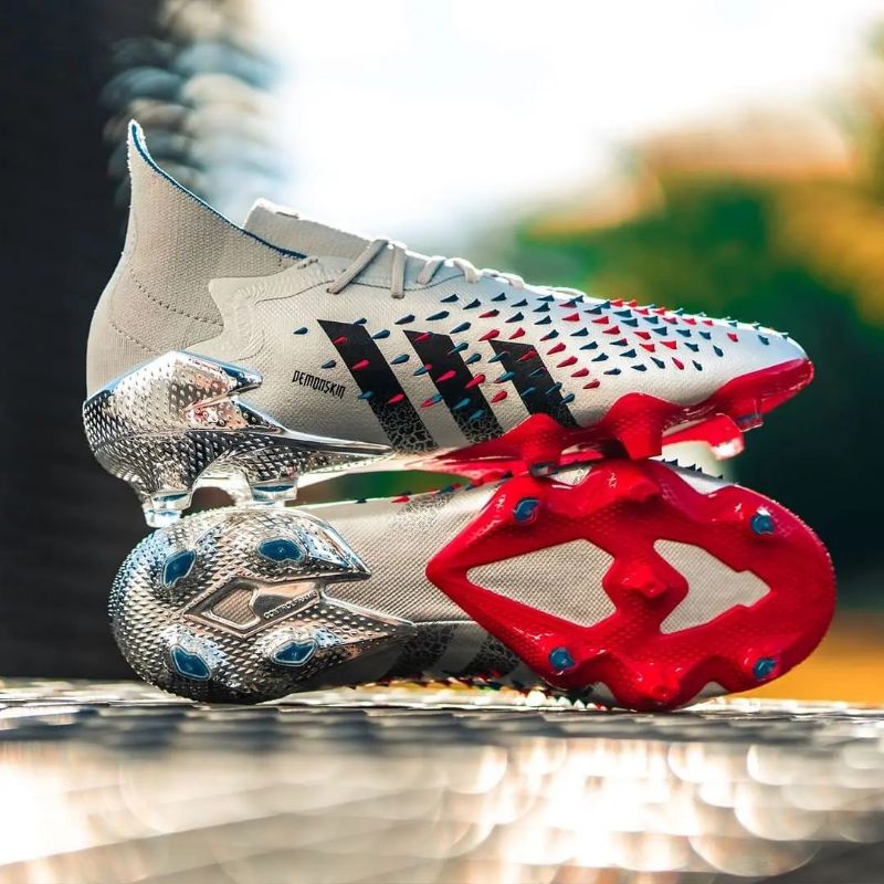 SEPATU BOLA ADIDAS PREDATOR MUTATOR 20 / BOLA ADIDAS PREDATOR MUTATOR FREAK PREMIUM IMPORT-Freak High Silver