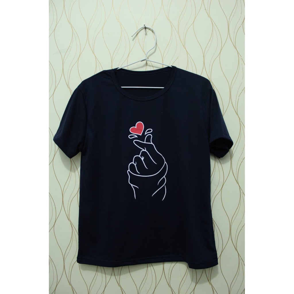 atasan wanita / premium / Tumblr tee / T-Shirt / Kaos Cewek saranghae murah  / baju wanita