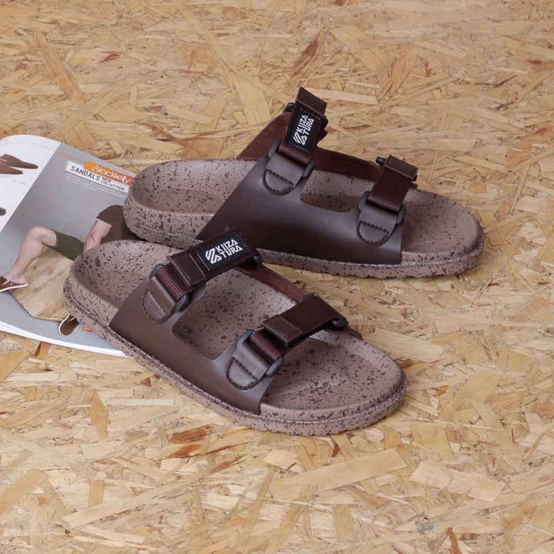 Bos - Sandal Casual Pria Sendal Slide Kasual Terbaru Original Best Lokal Produk Cibadyut Bandung