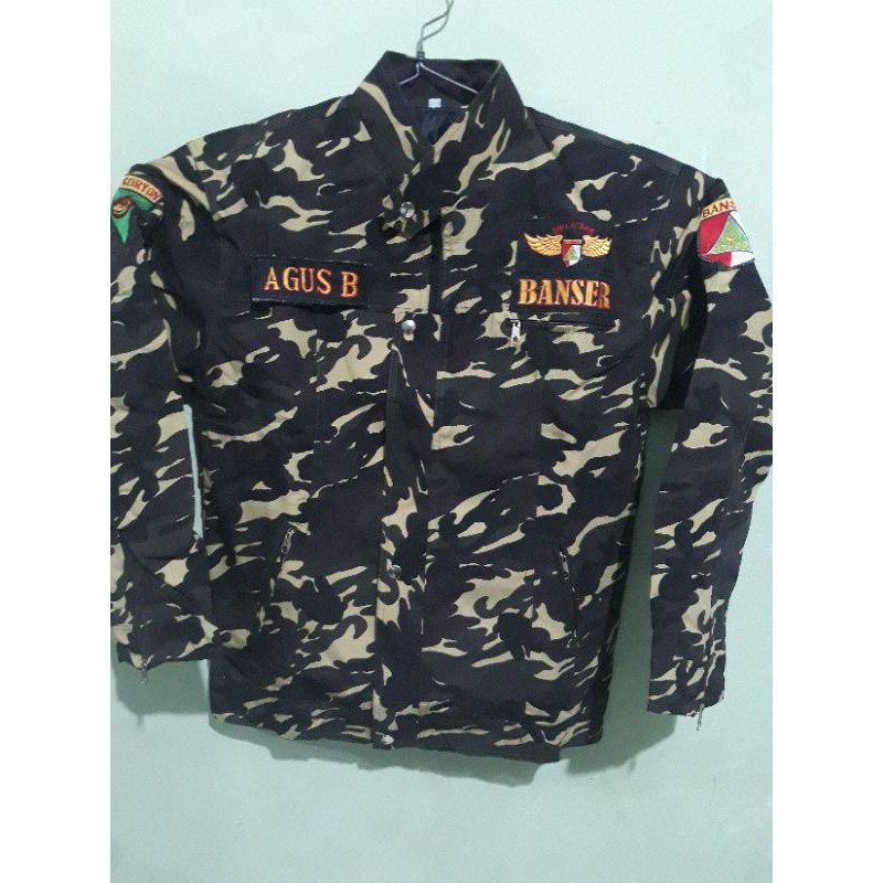 JAKET JANGKIIS BANSER LORENG NASIONAL+BET+NAMA