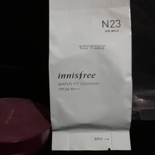 (Refill) Innisfree Water Fit Cushion N23 SPF34 PA++ - Free Ongkir