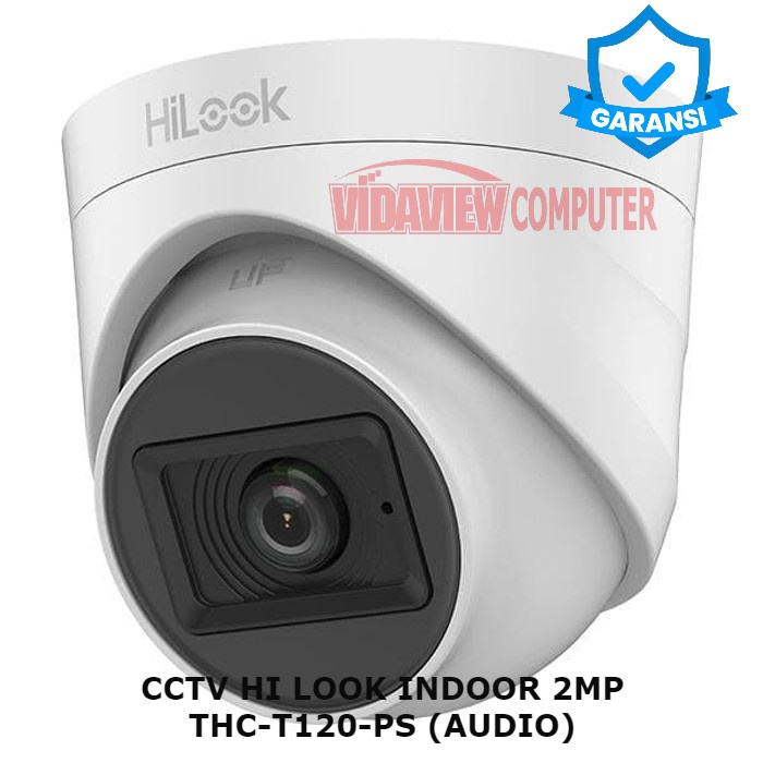 CCTV HILOOK 2 MP + AUDIO INDOOR DAN OUTDOOR (THC-T120-PS &amp; THC-B120-PS)