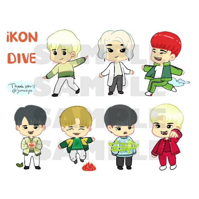 

Dive - (iKON Sticker) + B.I