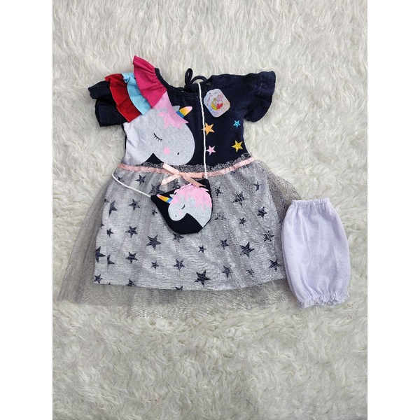 baju bayi perempuan dress tutu hscg8