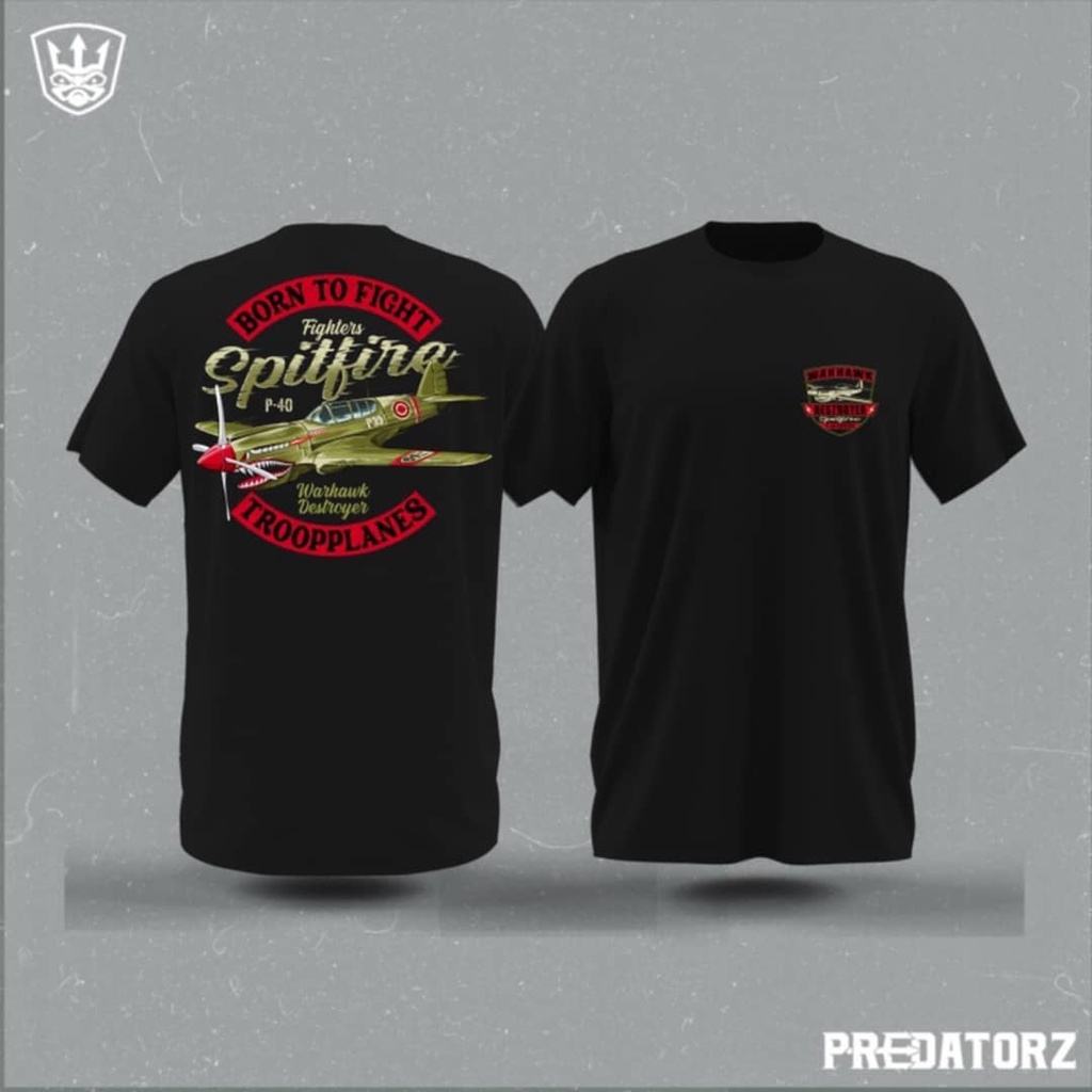 COD FREE STICKER KAOS KOPASKA SPITFIRE P-40 KAOS PREDATORZ