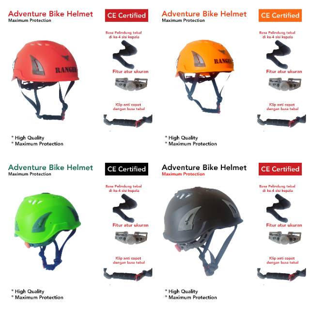 [Bonus] Helm Sepeda Lipat, Helm Sepeda Untuk Adventure, Bonus Kacamata Gowes Dan Pijitan Leher