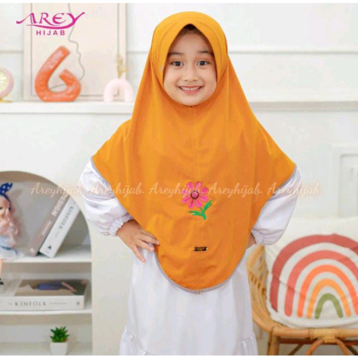 Jilbab Anak Tiara Bahan Jersey Irish By Arey