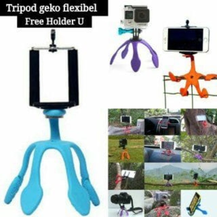 Gekko Pod - Gekkopod - Flexible Pod - Flexible Mini Tripod
