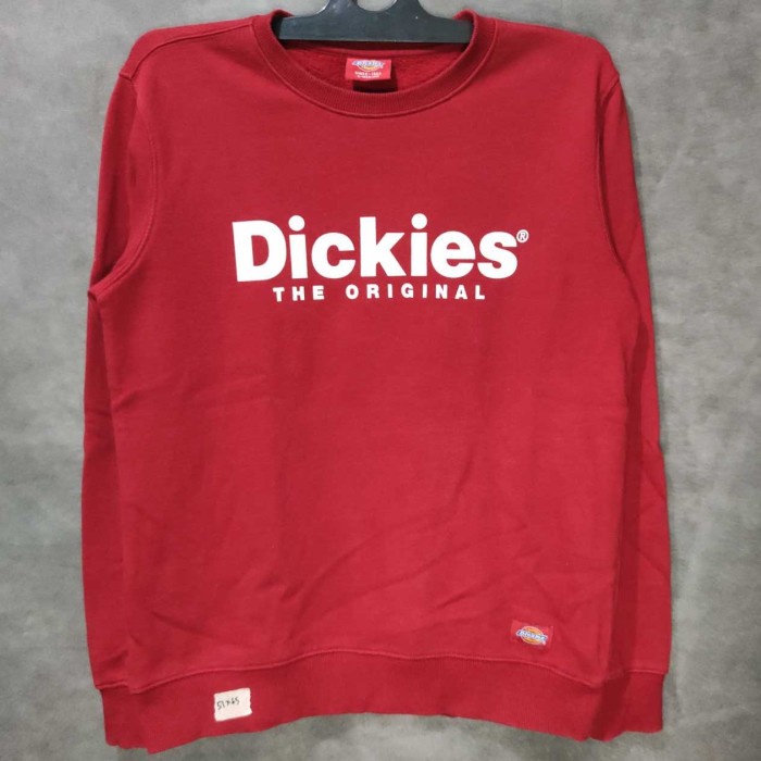 Dickies Crewneck merah size S-M