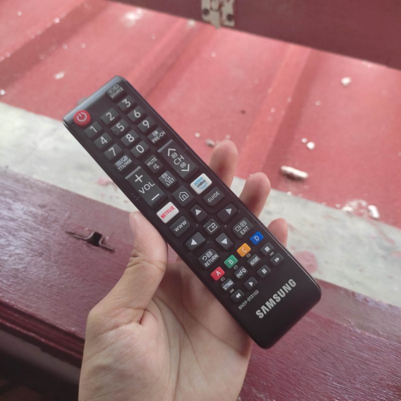 Remot TV SAMSUNG Smart TV BN59-01199G Terbaru Dengan Netflix & Prime Video 100% Original - Remot TV 
