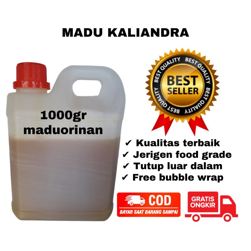 

Madu kaliandra murni organik asli nusantara 1kg