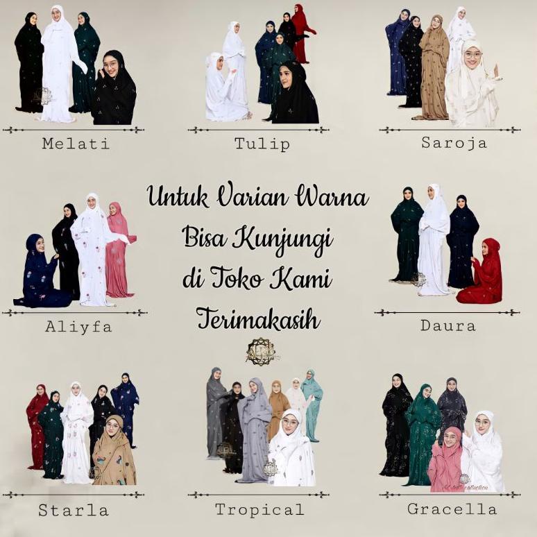 Mukena Terusan Dewasa Putih Mukenah Lajuran Bordir Mukena Langsungan Jumbo2021 "BGG. 4647"