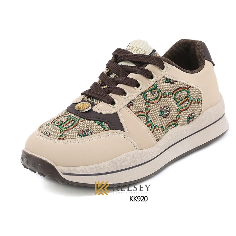 (GRATIS ALAS KAKI) Nicole Sepatu Sneakers Wanita Kelsey KK920