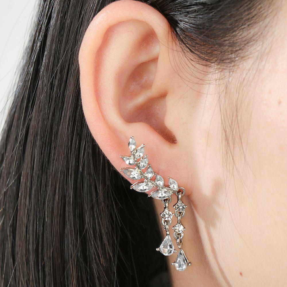 Anting Kristal Bentuk Bunga Water Drop Untuk Hadiah