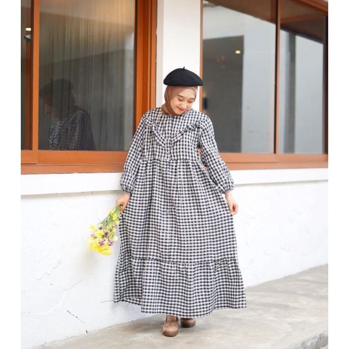 TUNIK WANITA - SAKURA LONG TUNIK - ATASAN MUSLIM - TUNIK TERMURAH