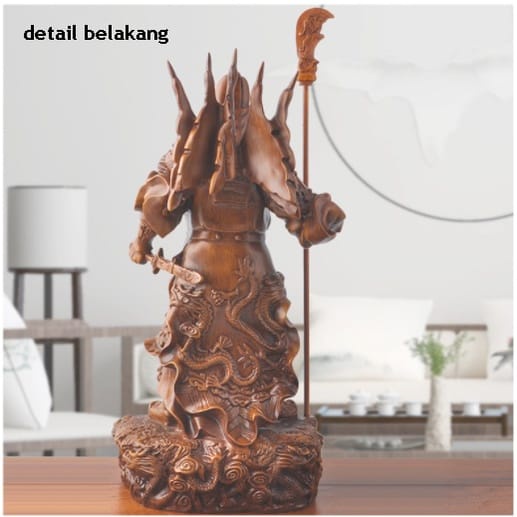 Patung Jendral Perang Kwan Kong/Guan Yu/Kuan Kung/Simbol Kebijaksanaan Besar